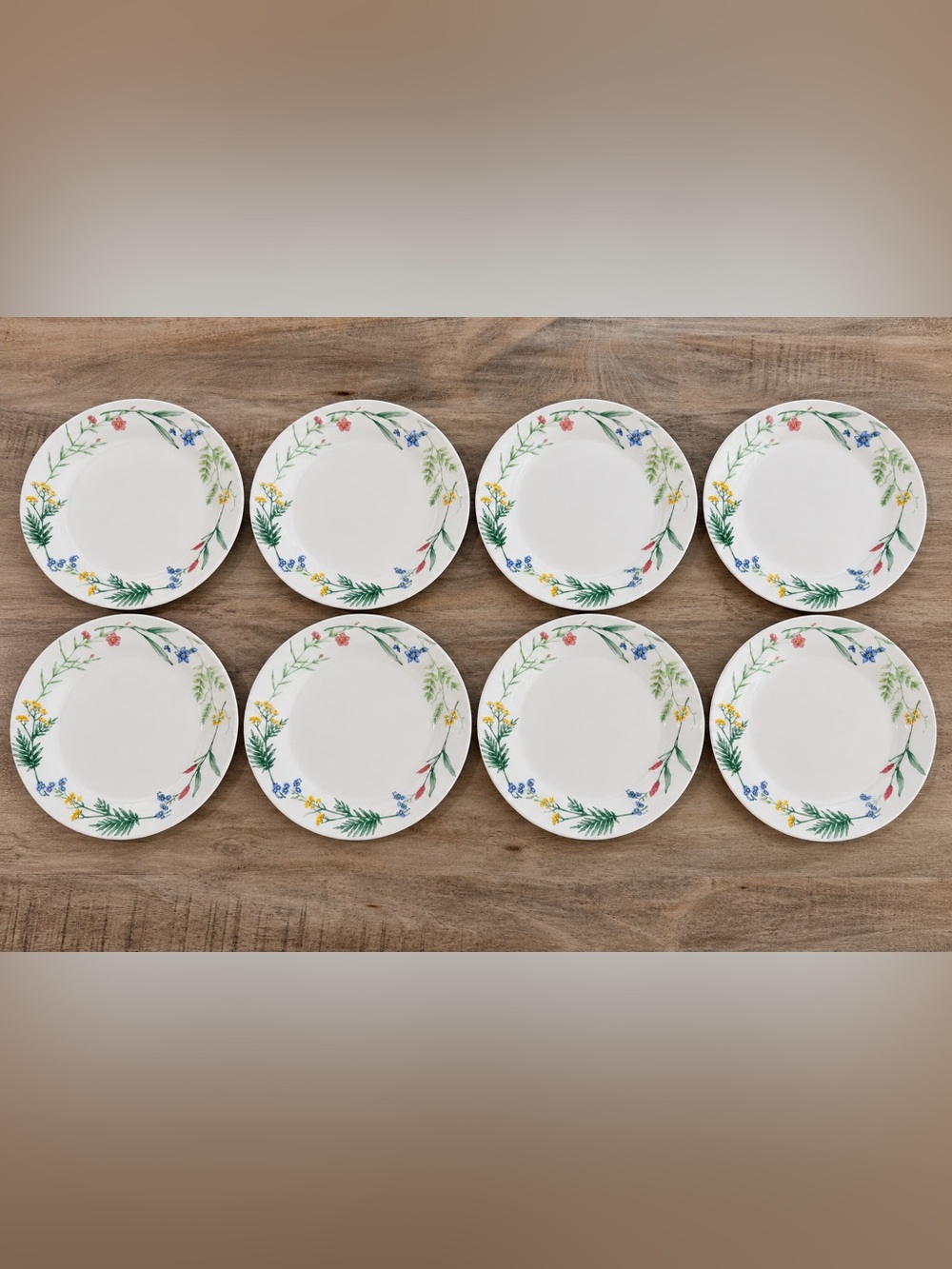 My Garden vintage Corelle Wildflower Scatter Dinner Plate Set of 8